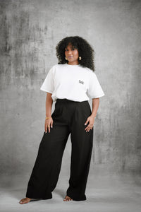 Tailored Wide-Leg Trousers