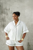 Linen Shorts - Off White