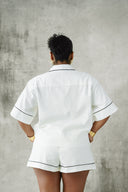 Linen Shorts - Off White