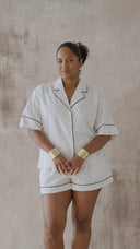 Linen Shorts - Off White